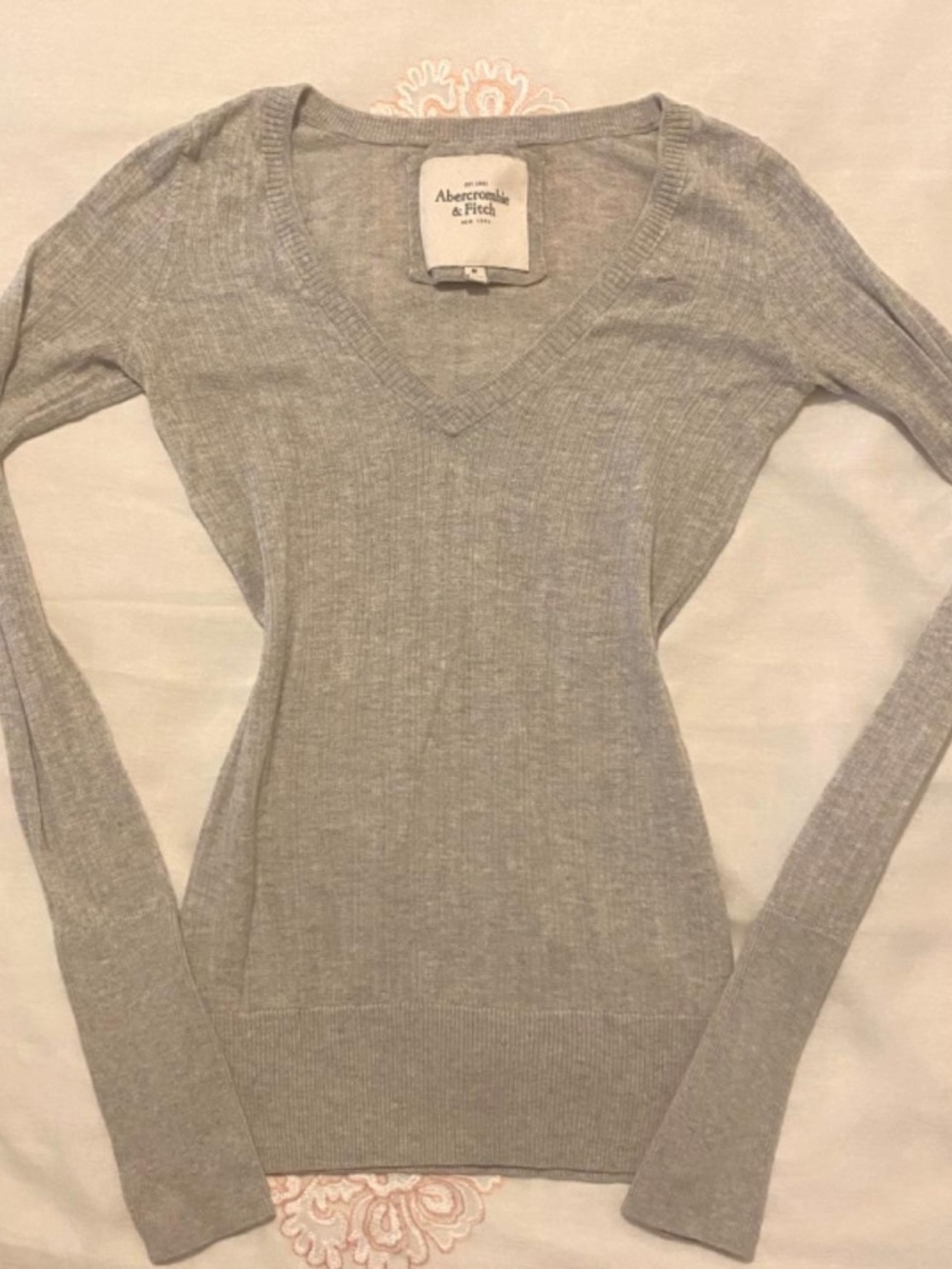 Abercrombie & Fitch vintage y2k Henley long sleeve top